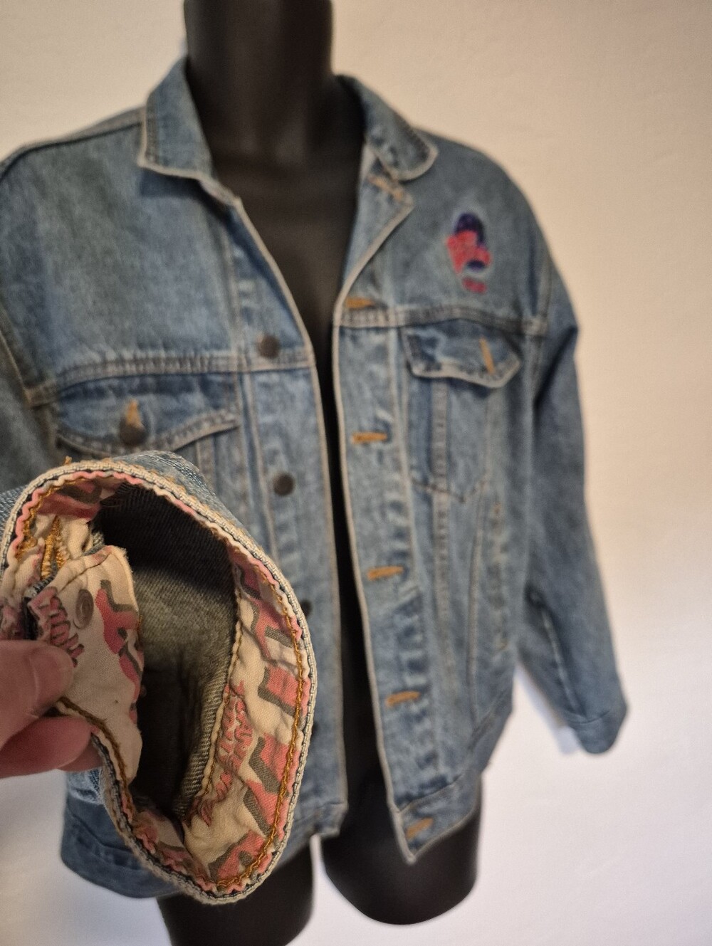 Vintage 90s Jean Jacket M - Picture 4 of 9